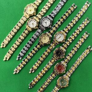 Goldis Model H – Diamond Strap Red Dial (Ladies Collection)