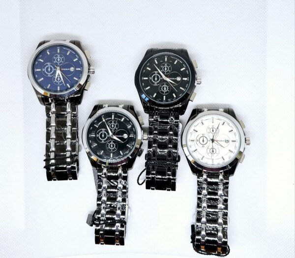 Goldis Model E – Classic Roman Dial (Gold & Black Two-Tone)